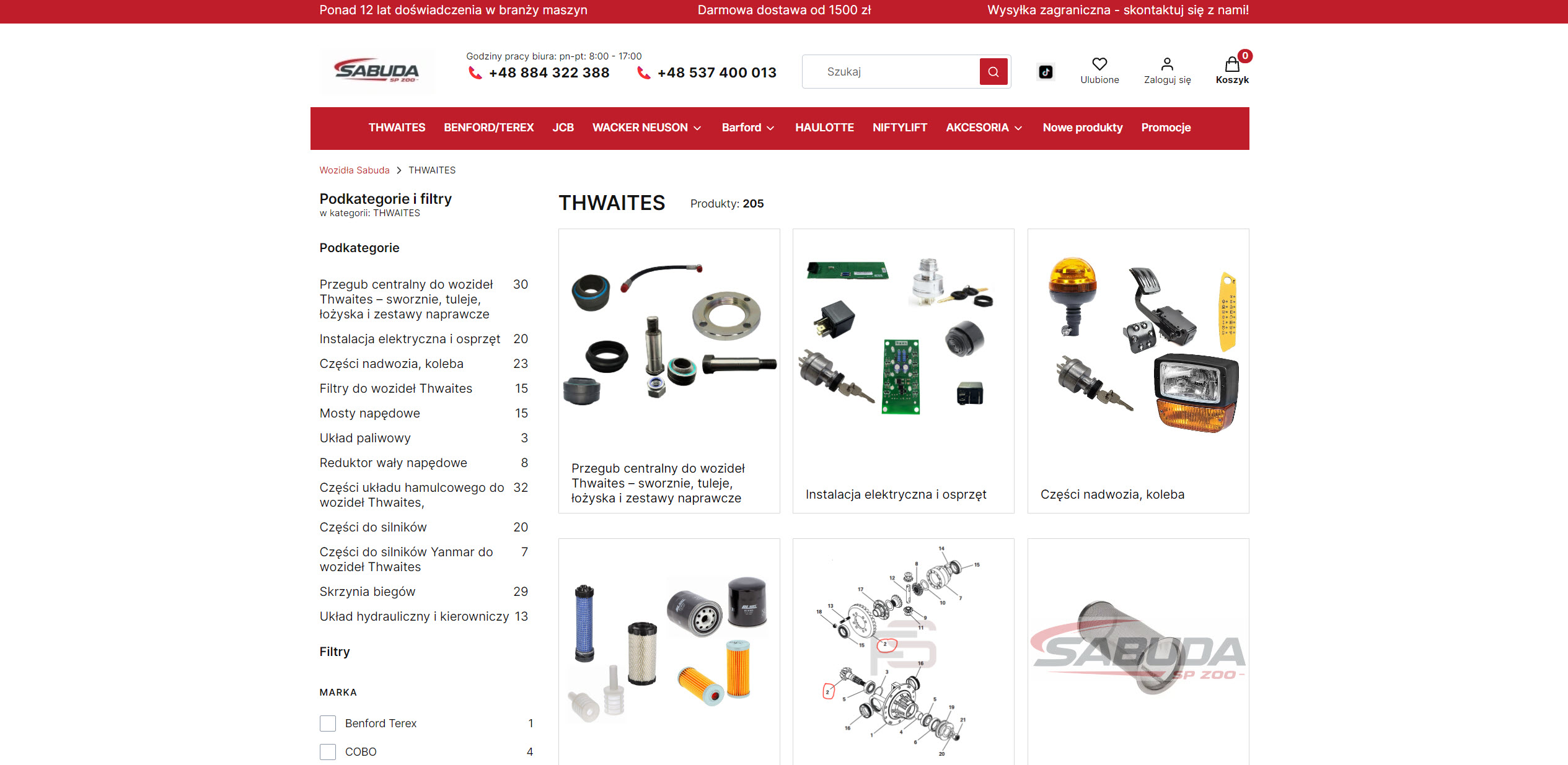 Thwaites - jakie części w wozidłach wymagają regularnej kontroli i wymiany?