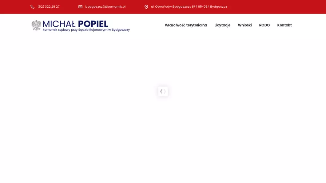 Michał Popiel Kancelaria Komornicza - podgląd