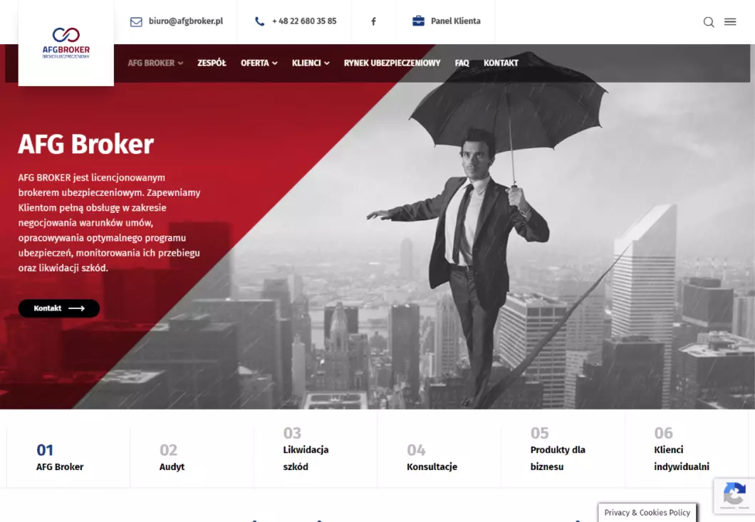 Broker ubezpieczeniowy Warszawa - dystrybutor ubezpieczeń | AFG Broker - podgląd