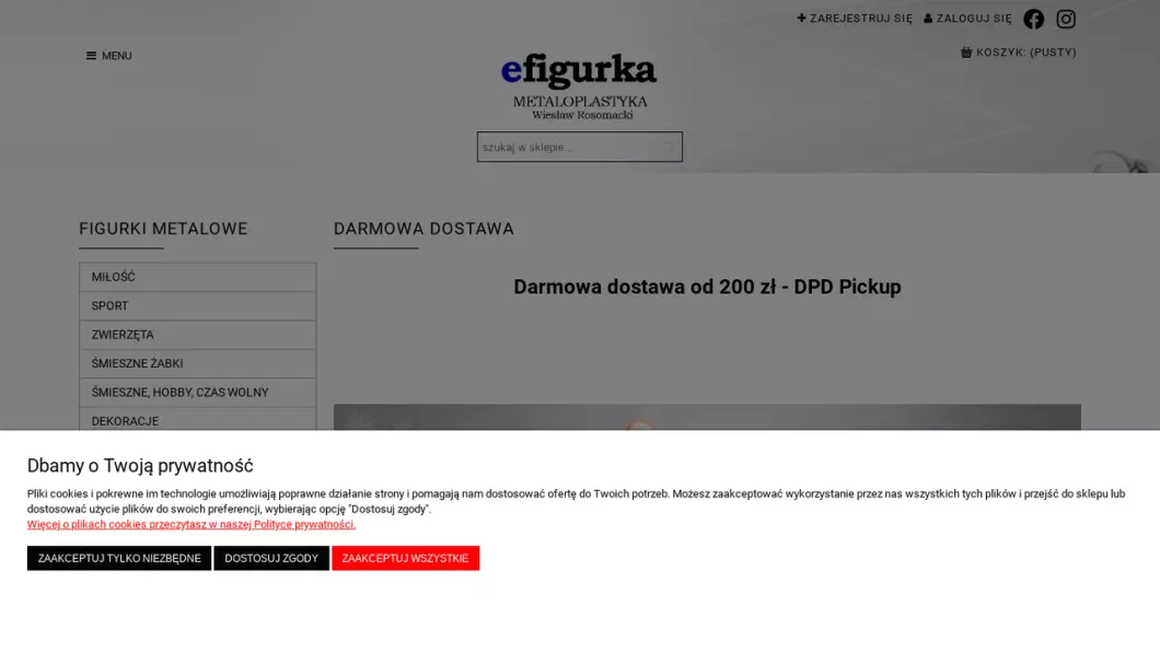 Figurki z metalu na prezent | Sklep internetowy efigurka - podgląd