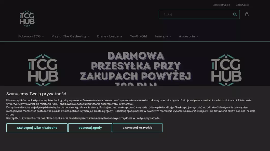 TCG Hub - karty kolekcjonerskie - podgląd